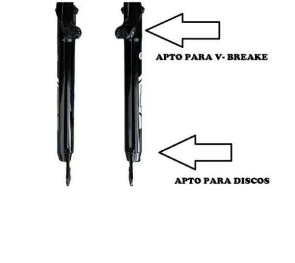 Horquilla Fast Suspension Bicicleta Rodado 26 Con Rosca 25,4 - Image 2