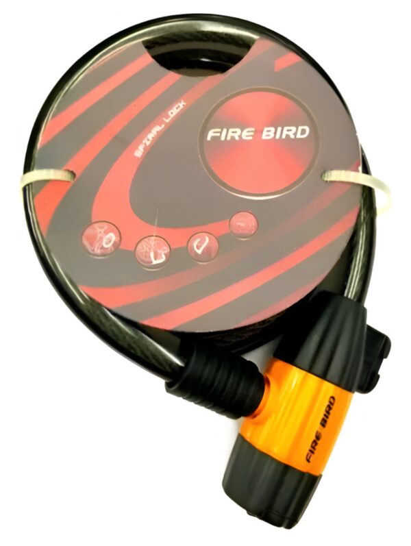 Linga Candado De Seguridad Bicicleta Fire Bird 12mm