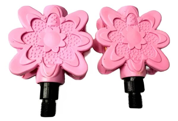 Pedales Para Bicicleta De Nena Tipo Flor /mariposa Rosa