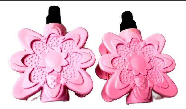 Pedales Para Bicicleta De Nena Tipo Flor /mariposa Rosa - Image 2